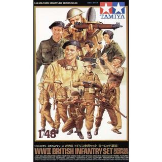 WW II British Infantry Set European Campaign 1/48 (#26) [Tamiya]