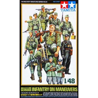 WW II German Infantry On Maneuvers 1/48 (#30) [Tamiya]