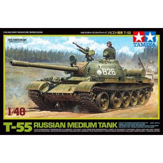 Russian Medium Tank T-55 1/48 [Tamiya]