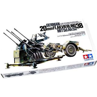 German 20mm Flakvierling 38 MITSd.Ah.52 1/35 [Tamiya]