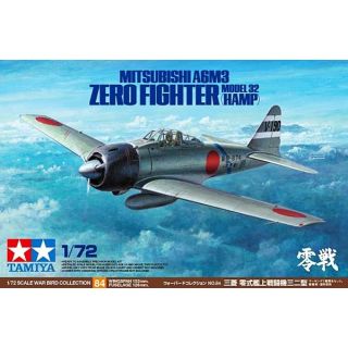 Mitsubishi A6M3 Zero Fighter Model 32 (Hamp) 1/72 (#84) [Tamiya]