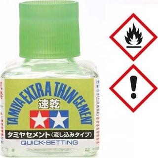 Lepidlo Tamiya Extra Thin Cement Quick Setting 40ml.   [Tamiya]