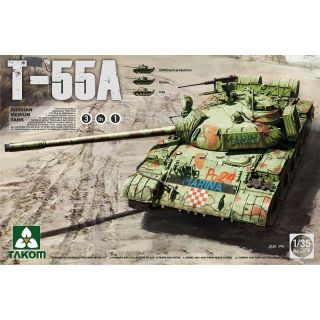 Russian Medium Tank T-55A (3 in 1) 1/35