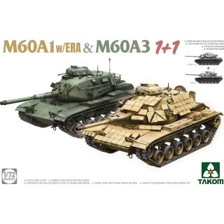 M60A1 w/ERA & M60A3 1+1 1/72