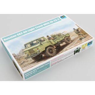 Russan GAZ-66 Light Truck With ZU-23-2 1/35 [Trumpeter]