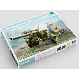 Soviet 122mm Howitzer 1938 M-30 Late Version 1/48 [Trumpeter]