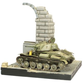 Vallejo Diorama Bases 003: German ruined building 15,5x15,5 cm 1/35