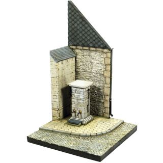 Vallejo Diorama Bases 004: Street corner with waterpump Normandy 15,5x15,5 cm 1/35