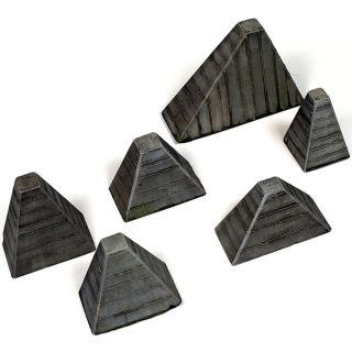 Vallejo Diorama Accessories 219: Höckerhindernis (Anti-Tank Barriers) (6 pcs.) 1/35