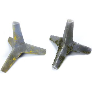 Vallejo Diorama Accessories 220: Trident Anti-Tank Obstacle (2 pcs.) 1/35