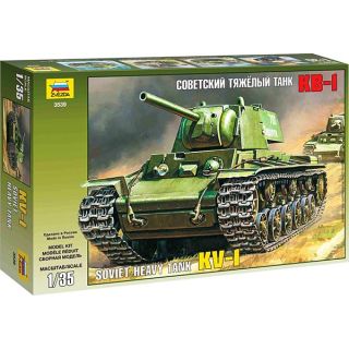 Soviet Heavy Tank KV-1 1/35 [Zvezda]