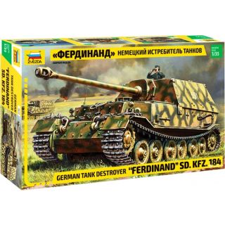 "Ferdinand" SD.KFZ.184 German Tank Destroyer 1/35 [Zvezda]
