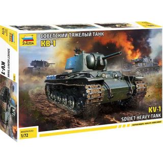 KV-1 Soviet Heavy Tank 1/72 [Zvezda]