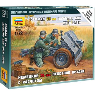 German 75-mm Infantry Gun 1/72 [Zvezda]