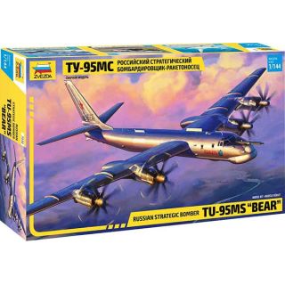Russian Strategic Bomber TU-95MS "Bear" 1/144 [Zvezda]