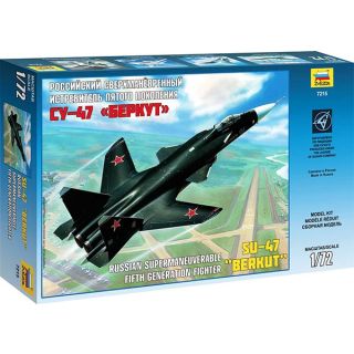 Su-47 "BERKUT" Russian Supermaneuverable Fifth Generation Fighter 1/72 [Zvezda]