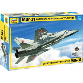Soviet Interceptor Fighter MiG-31 1/72 [Zvezda]