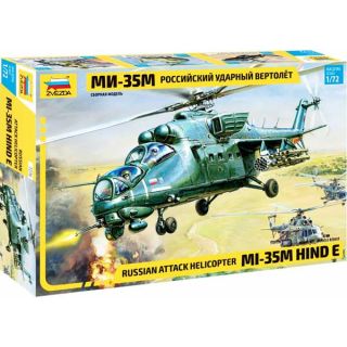 Russian Attack Helicopter Mi-35M Hind E 1/72 [Zvezda]