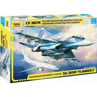 Russian Air Superiority Fighter Su-30SM "Flanker-C" 1/72 [Zvezda]