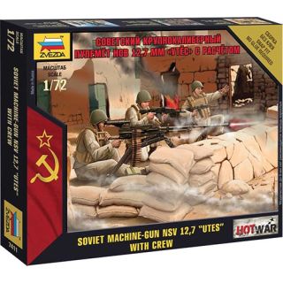 Soviet Machine-Gun NSV 12,7 "UTES" With Crew 1/72 [Zvezda]