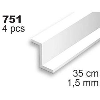 Evergreen 751: Profil Z výšky 1,5 mm (35 cm)(4 ks)
