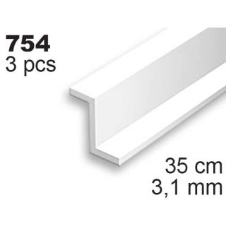 Evergreen 754: Profil Z výšky 3,1 mm (35 cm)(3 ks)