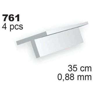 Evergreen 761: Profil T výšky 0,88 mm (35 cm)(4 ks)