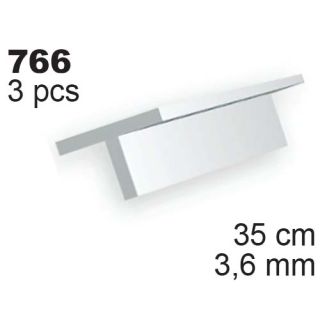 Evergreen 766: Profil T výšky 3,6 mm (35 cm)(3 ks)
