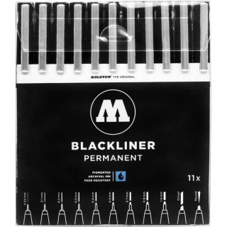 Molotow BLACKLINER Complete Set (11 pens) 