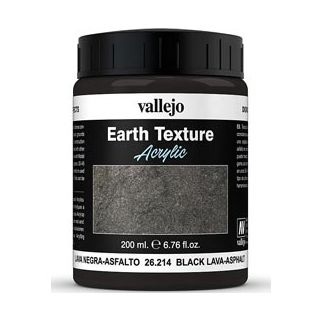 Vallejo Diorama Effects 214: Black Lava 200 ml.