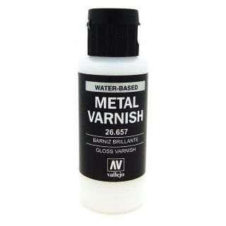 Vallejo Metal Color 57: Gloss Metal Varnish 60 ml.