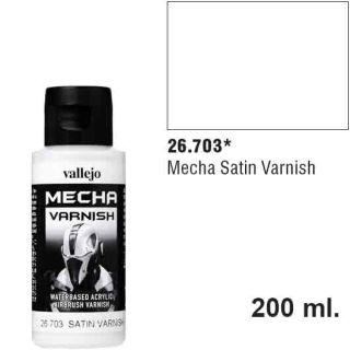 Vallejo Mecha Varnish 703: Satin Varnish 60 ml.