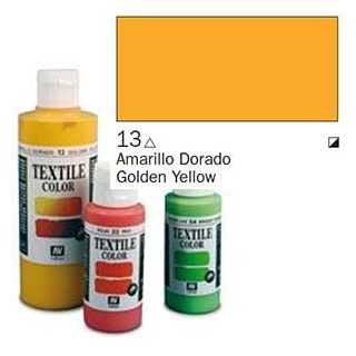 Vallejo Textile Color 013: Golden Yellow 60 ml.