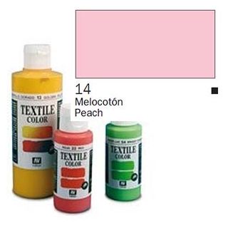 Vallejo Textile Color 014: Peach 60 ml.