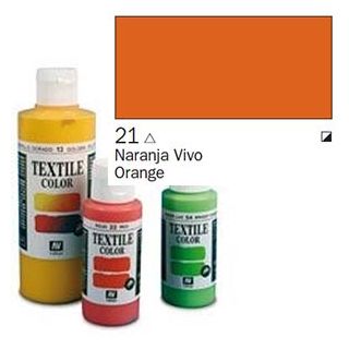 Vallejo Textile Color 021: Orange 60 ml.