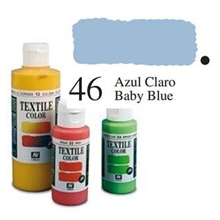 Vallejo Textile Color 046: Baby Blue 60 ml.