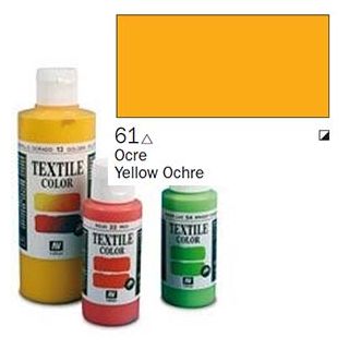 Vallejo Textile Color 061: Ochre 60 ml.
