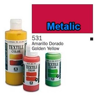 Vallejo Textile Color 531: Metalic Red 60 ml.