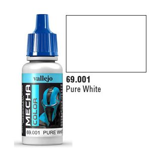 Vallejo Mecha Color 001: Pure White 17 ml.