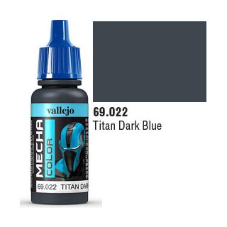 Vallejo Mecha Color 022: Titan Dark Blue 17 ml.