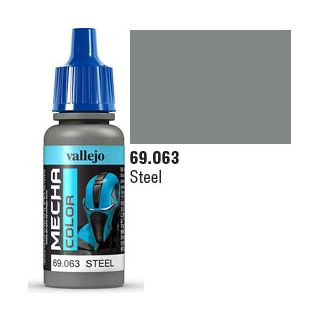 Vallejo Mecha Color 063: Steel 17 ml.