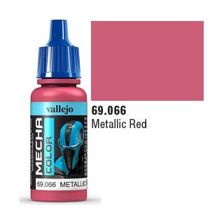 Vallejo Mecha Color 066: Metallic Red 17 ml.