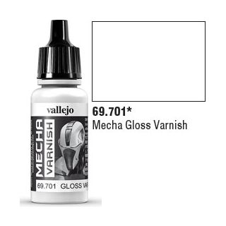 Vallejo Mecha Varnish 701: Gloss Varnish 17 ml.