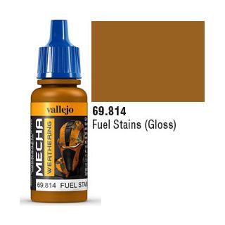 Vallejo Mecha Weathering 814: Fuel Stains (Gloss) 17 ml.