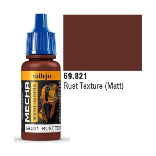 Vallejo Mecha Weathering 821: Rust Texture (Matt) 17 ml.
