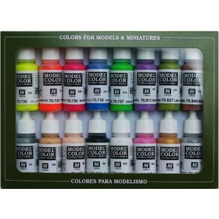 Vallejo Model Color Set 112: Wargame Special (16 colors)