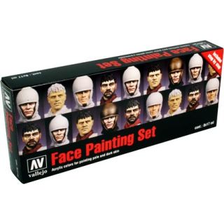 Vallejo Model Color Set 119: Face Painting Set by Jaume Ortiz (8 colors)