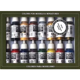 Vallejo Model Color Set 143: Imperial Roman (16 colors)
