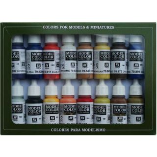 Vallejo Model Color Set 147: American Colonial (16 colors)