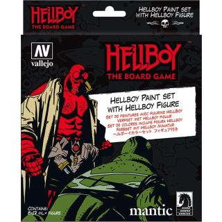 Vallejo Model Color Set 187: Hellboy Paint Set (8 colors with Hellboy Figure)